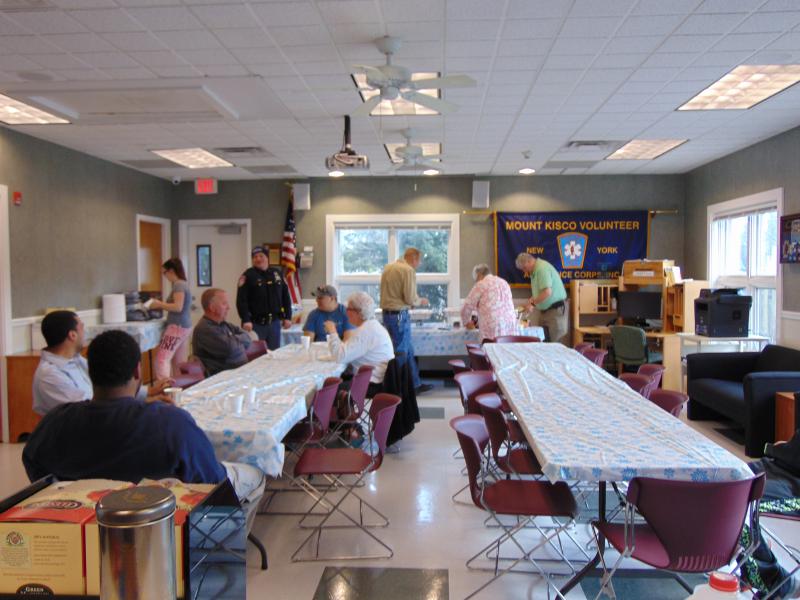 members at the pancake breakfast