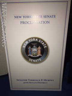 Honoring one of our members Joan Stewart for citizen of the year on 5/4/17