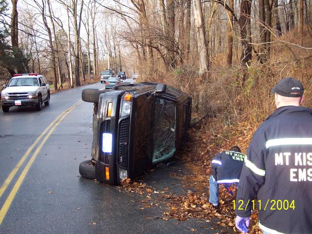 Croton Lake Road Rollover