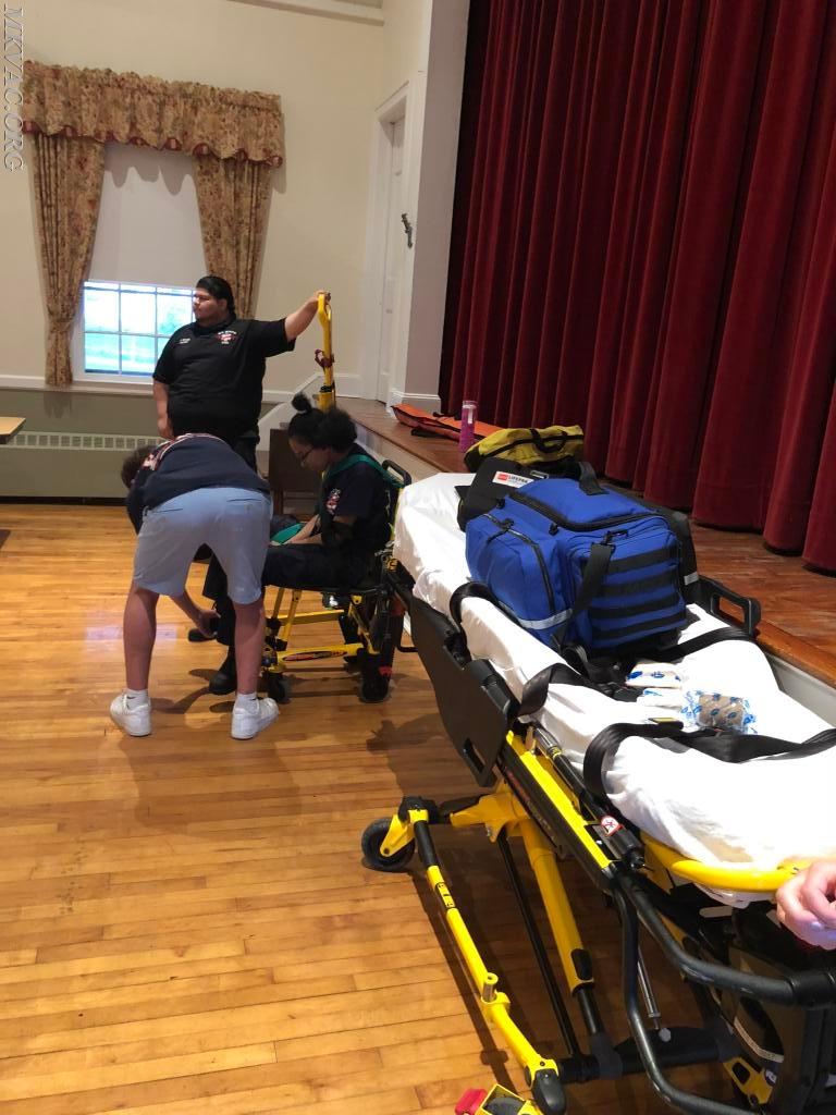 Some of MKVAC members took the time out of their busy schedules to support our local Boy Scout Troop. We attended one of there meetings and showed them our ambulances. We also taught them a little bit about our equipment and first aid.